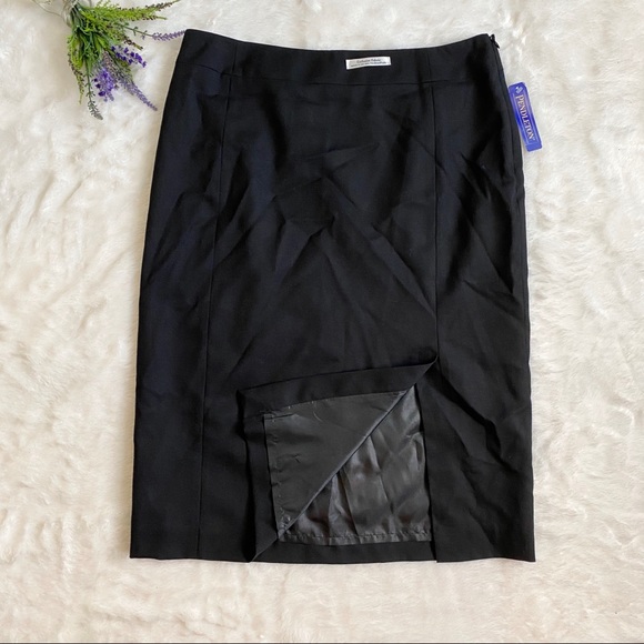 NEW Pendleton Seasonless Black Wool midi Skirt - Picture 4 of 7
